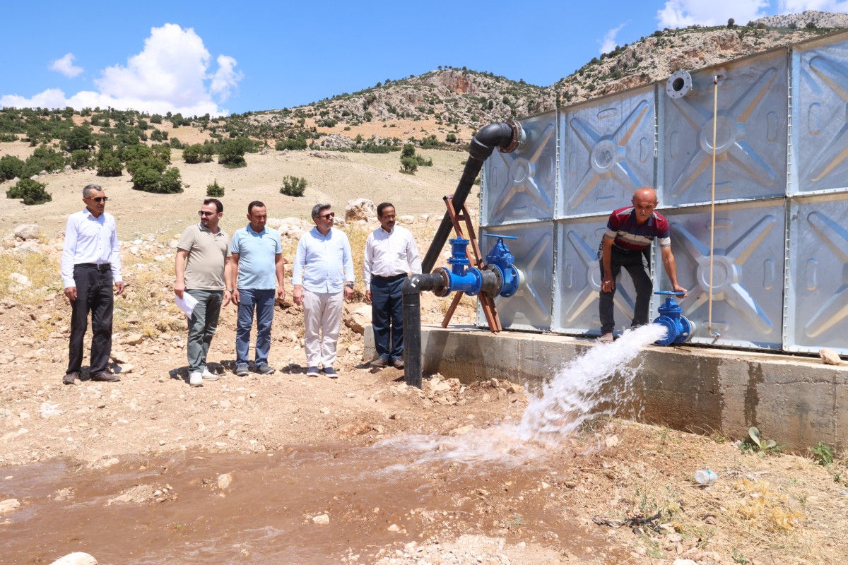 4 bin metrelik ilave hat ile 2 bin dekar arazi sulanabilecek